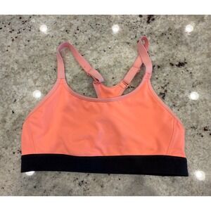 Champion Duo Dry Sports Bra M Coral Pink Racerback Adjustable